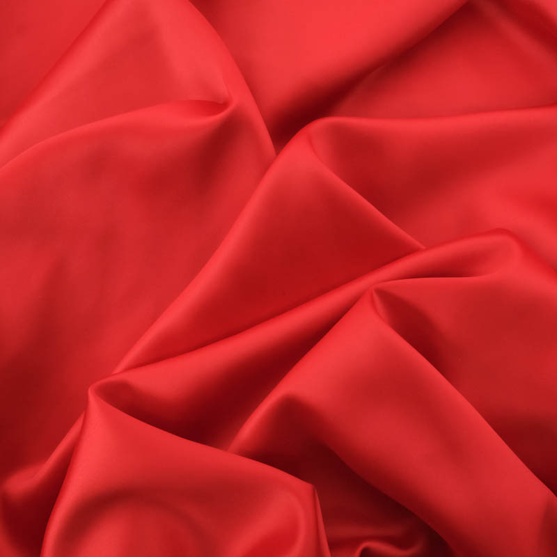 Satin Stretch Eva - Rouge - Maison Klem